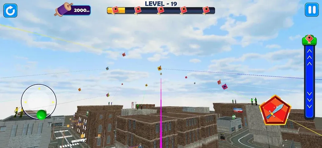 Indian Kite Flying 3D (Индийский воздушный змей 3Д)  [МОД Меню] Screenshot 3