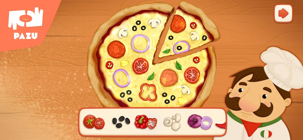 Pizza maker cooking games  [МОД Бесконечные деньги] Screenshot 5