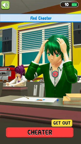 Anime School Teacher Simulator  [МОД Все открыто] Screenshot 3