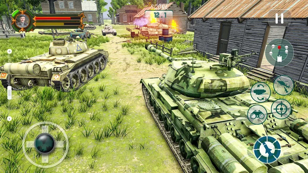 Army Tank Games Offline 3d  [МОД Бесконечные деньги] Screenshot 5