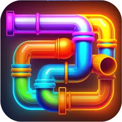 Скачать взломанную Pipe Puzzle Connect (Пайп Пазл Коннект)  [МОД Меню] - стабильная версия apk на Андроид