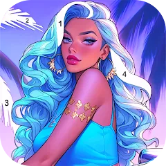 Взлом Paint Color: Color by number  [МОД Unlimited Money] - последняя версия apk на Андроид