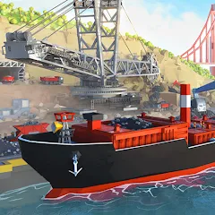 Взлом Port City: Ship Tycoon (Порт Сити)  [МОД Mega Pack] - стабильная версия apk на Андроид