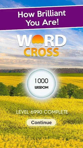 Word Cross: Crossy Word Search (Уорд Кросс)  [МОД Много денег] Screenshot 1