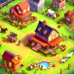 Скачать взлом Country Valley Farming Game (Парадайз Хей Фарм Айленд)  [МОД Бесконечные деньги] - последняя версия apk на Андроид