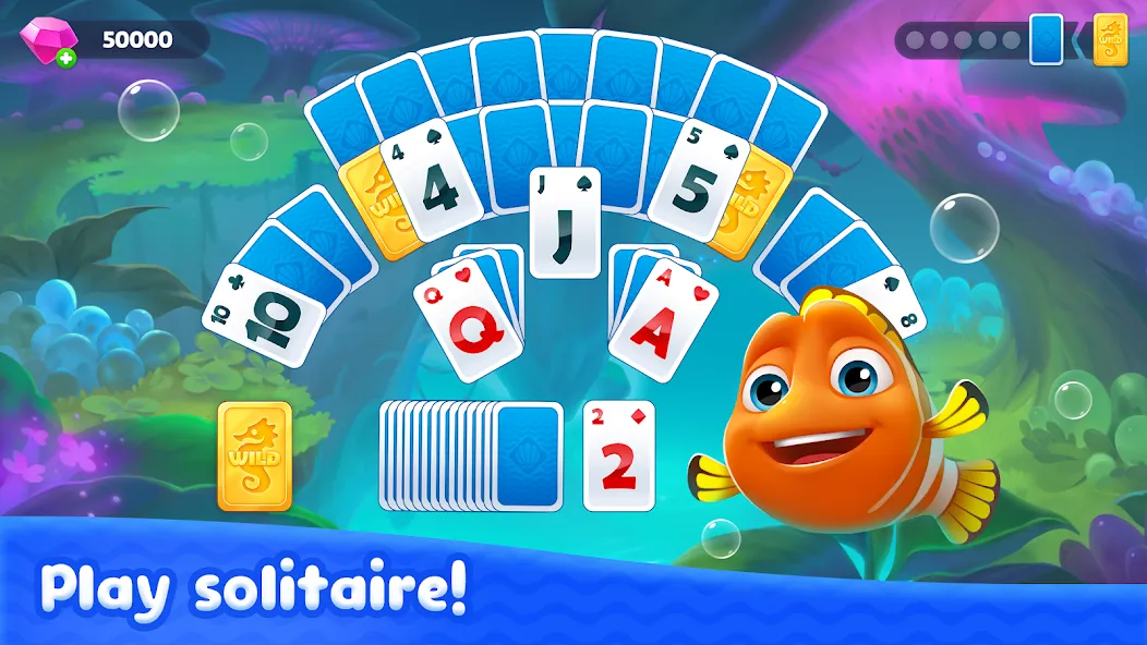 Fishdom Solitaire (Фишдом Солитер)  [МОД Menu] Screenshot 2