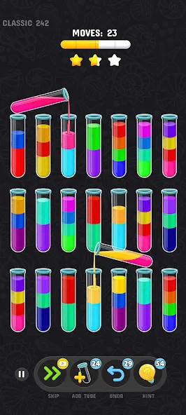 Color Water Sort Puzzle Games (Цветные игры сортировки воды)  [МОД Unlimited Money] Screenshot 1