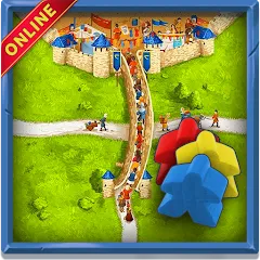 Скачать взломанную War of Carcassonne board Games (Каркассон)  [МОД Бесконечные монеты] - полная версия apk на Андроид