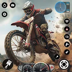 Взломанная Motocross MX Dirt Bike Games  [МОД Mega Pack] - стабильная версия apk на Андроид