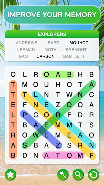 Word Search - Word Puzzle Game  [МОД Много монет] Screenshot 5