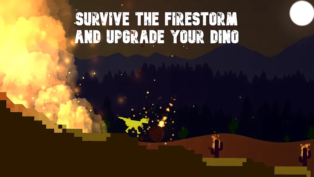 Dino Run Survival (Дино Ран Сурвайвал)  [МОД Mega Pack] Screenshot 1