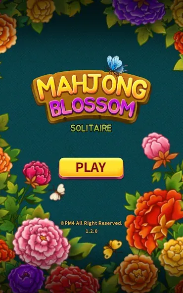 Mahjong Blossom Solitaire  [МОД Menu] Screenshot 1