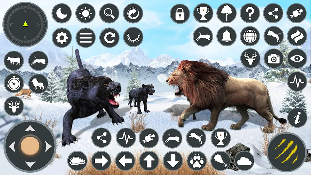 Wild Black Panther Games  [МОД Бесконечные деньги] Screenshot 2