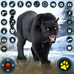 Скачать взломанную Wild Black Panther Games  [МОД Бесконечные деньги] - последняя версия apk на Андроид