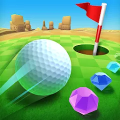 Взломанная Mini Golf King (Мини Гольф Кинг)  [МОД Бесконечные монеты] - стабильная версия apk на Андроид