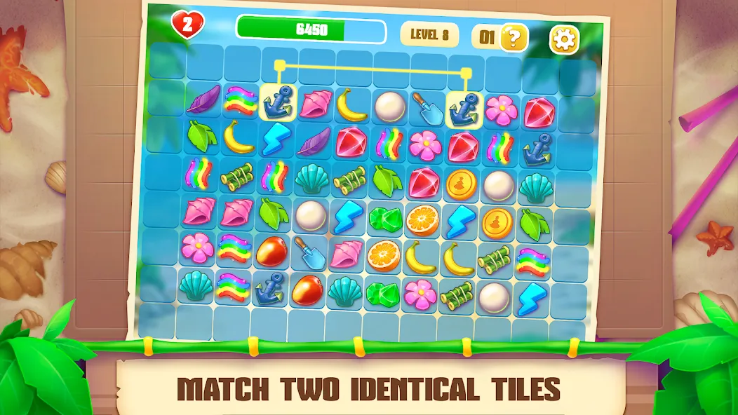 Onet Paradise: connect 2 tiles (Онет Парадайз)  [МОД Unlimited Money] Screenshot 2