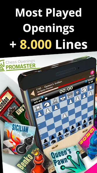 Chess Openings Promaster  [МОД Все открыто] Screenshot 4