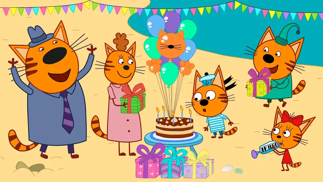 Kid-E-Cats: Kids birthday  [МОД Mega Pack] Screenshot 5