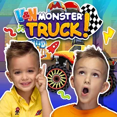 Скачать взломанную Monster Truck Vlad & Niki  [МОД Бесконечные монеты] - стабильная версия apk на Андроид