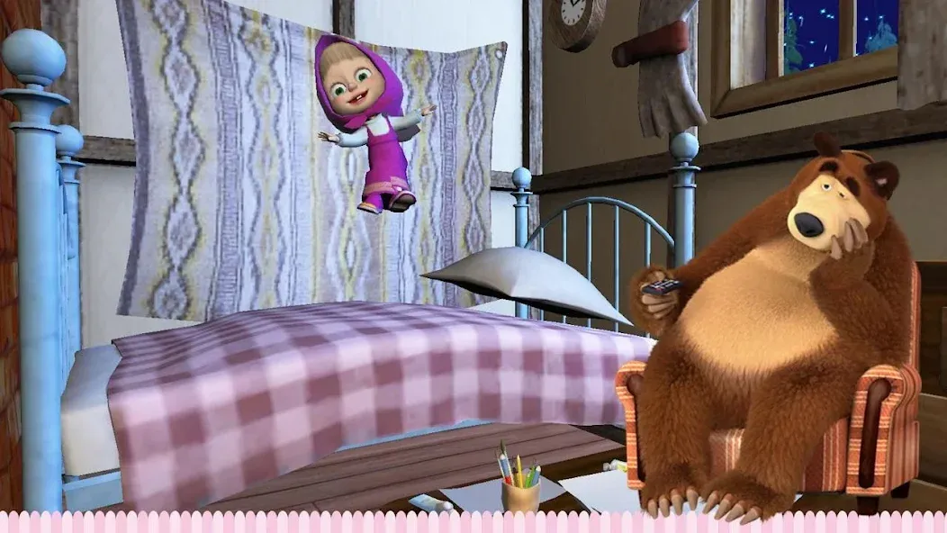 Masha and the Bear: Good Night  [МОД Бесконечные деньги] Screenshot 3