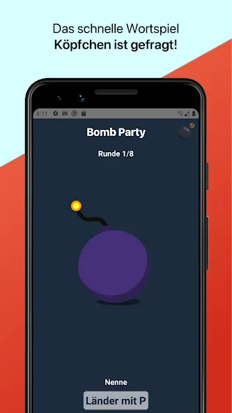 Bomb Party: Das Bombenspiel! (Бомб Пати)  [МОД Меню] Screenshot 2