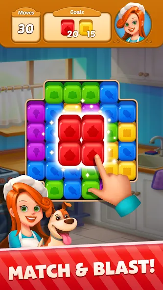 Sweet Cube Blast (Свит Кьюб Бласт)  [МОД Unlimited Money] Screenshot 2