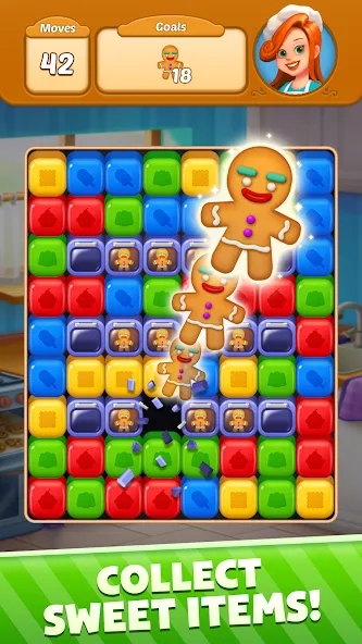 Sweet Cube Blast (Свит Кьюб Бласт)  [МОД Unlimited Money] Screenshot 5