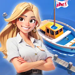 Скачать взлом Idle Seafood Market -Tycoon (Айдл Сифуд Маркет)  [МОД Mega Pack] - стабильная версия apk на Андроид