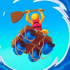 Взломанная Raft Racing (ДИУАфтинг)  [МОД Mega Pack] - полная версия apk на Андроид