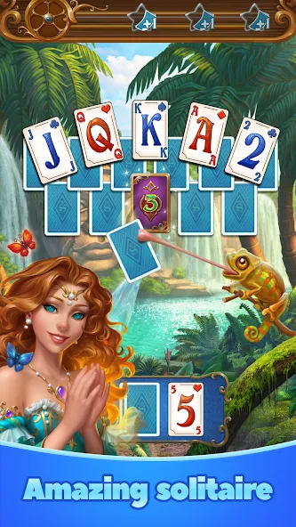 Magic Story of Solitaire Cards  [МОД Все открыто] Screenshot 1