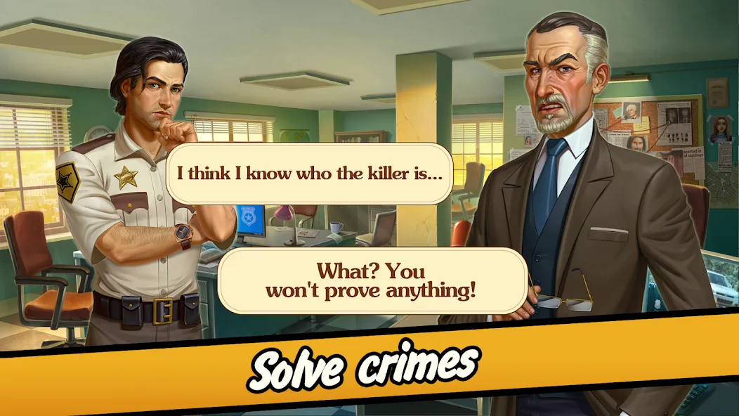 Solitaire Crime Stories  [МОД Unlocked] Screenshot 4