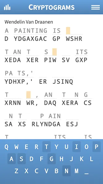 Cryptograms · Decrypt Quotes  [МОД Меню] Screenshot 1