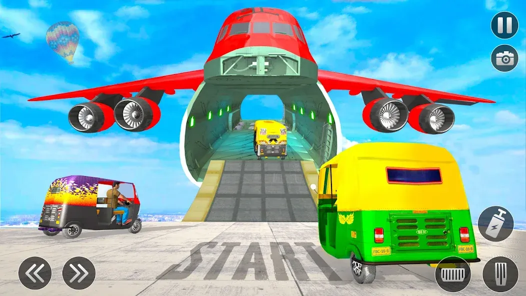 Tuk Tuk Auto Rickshaw Games 3D (Тук Тук Автомобильные рикши игры 3D)  [МОД Бесконечные монеты] Screenshot 3