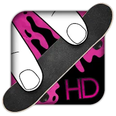 Скачать взлом Fingerboard HD Skateboarding (Фингерборд ХД скейтбординг)  [МОД Mega Pack] - стабильная версия apk на Андроид