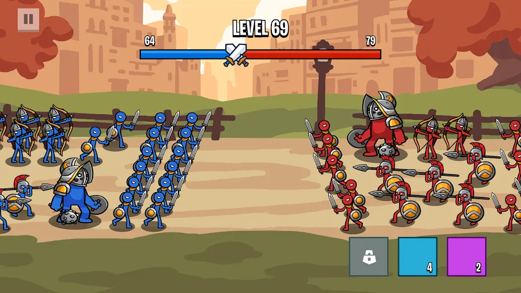 Stick Battle: War of Legions (Стик битва)  [МОД Menu] Screenshot 2