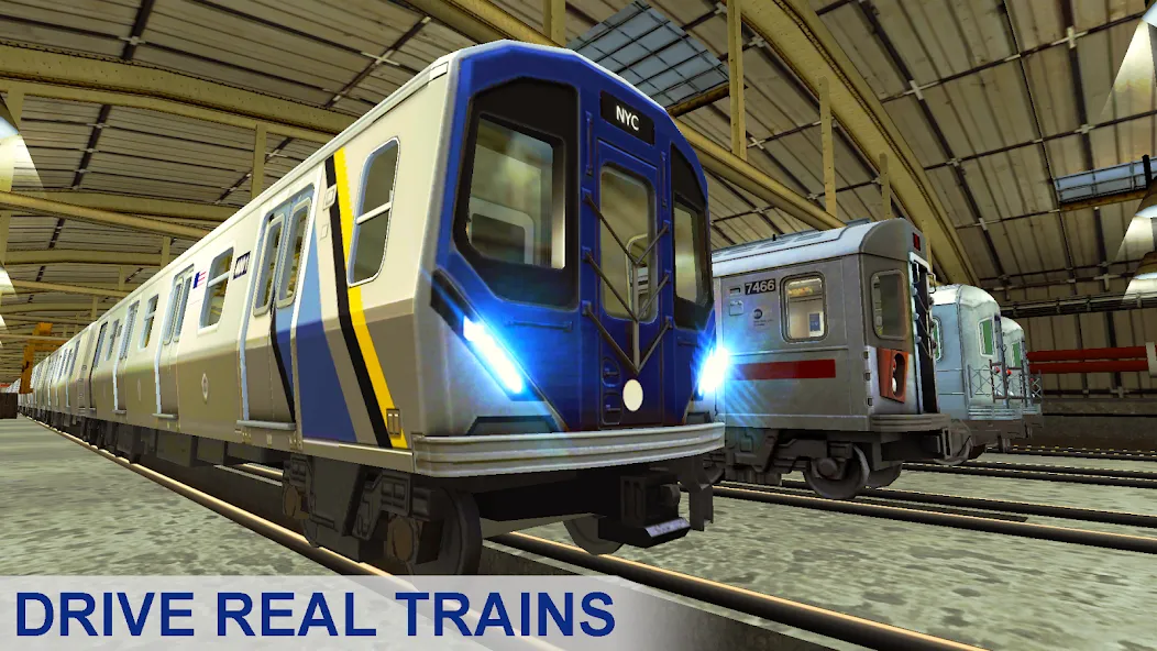 Subway Train Simulator  [МОД Все открыто] Screenshot 1