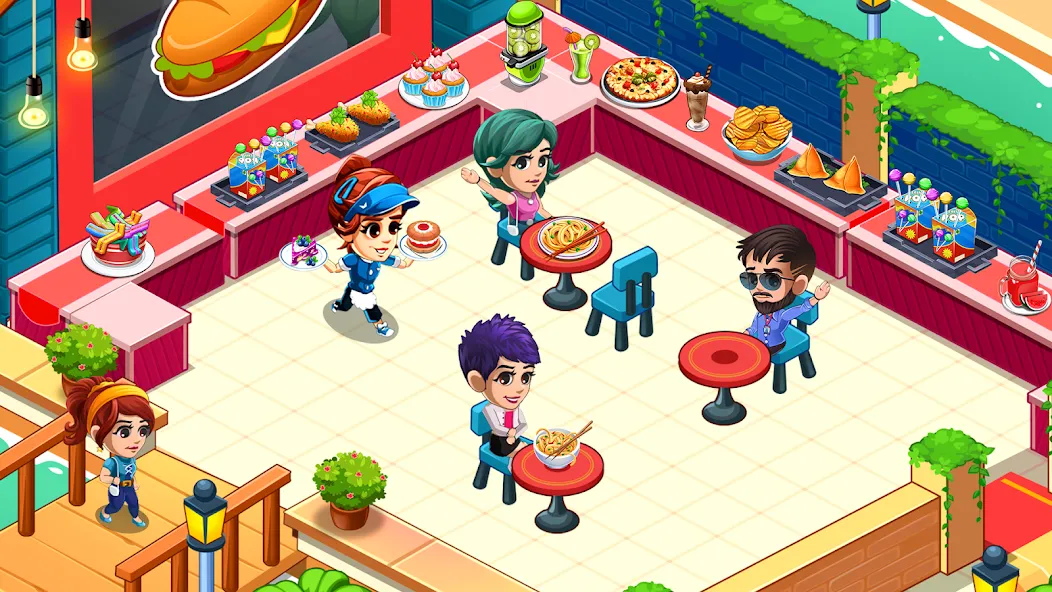 Cooking Restaurant Kitchen (Кукинг Ресторан Китчен)  [МОД Много денег] Screenshot 2