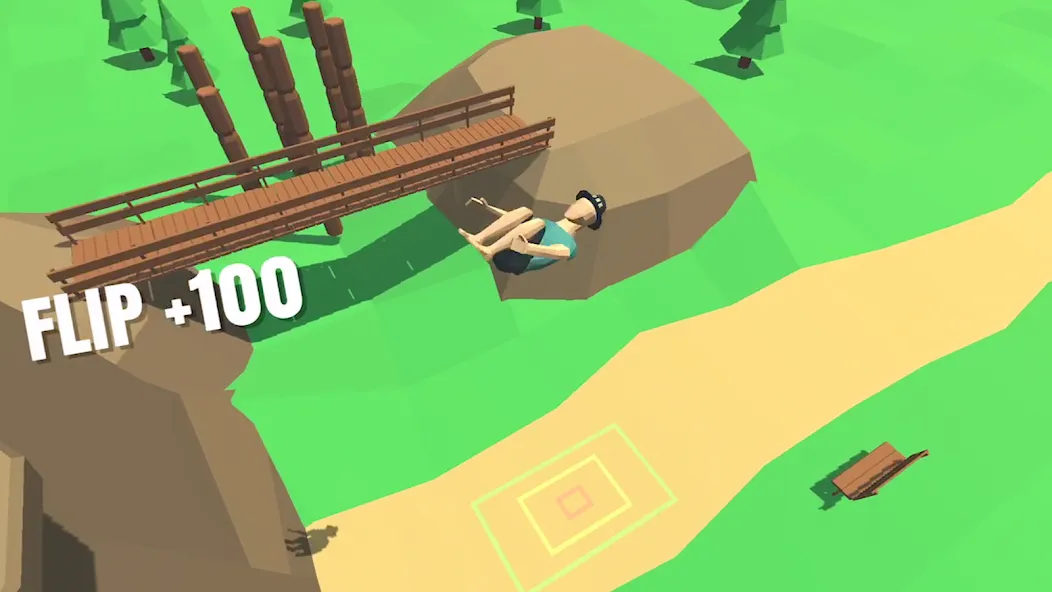 Flip Trickster - Parkour Simul (Флип Трикстер)  [МОД Unlocked] Screenshot 1