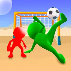 Скачать взломанную Stickman Soccer Football Game  [МОД Unlocked] - последняя версия apk на Андроид