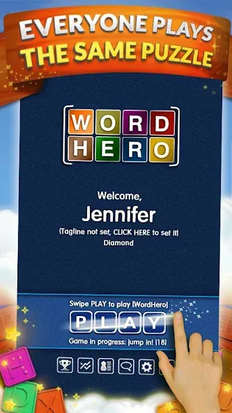 WordHero : word finding game (ВордХиро)  [МОД Unlimited Money] Screenshot 2