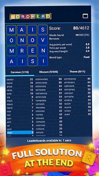 WordHero : word finding game (ВордХиро)  [МОД Unlimited Money] Screenshot 3