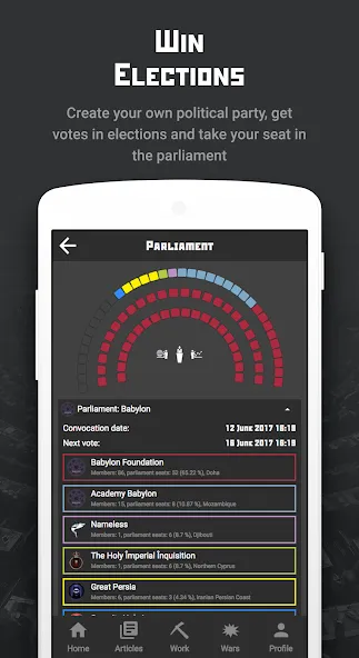 Rival Regions: world strategy (Ривал Регионс)  [МОД Все открыто] Screenshot 3