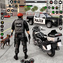 Взлом US Police Car Parking - King  [МОД Много монет] - стабильная версия apk на Андроид