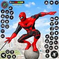 Взлом Spider Rope Games - Crime Hero  [МОД Все открыто] - стабильная версия apk на Андроид