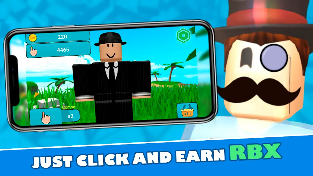 RoClicker - Robux (РоКликер)  [МОД Все открыто] Screenshot 1