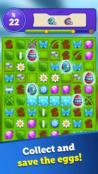 Easter Magic - Match 3 Game (Истер Мэджик)  [МОД Много монет] Screenshot 3