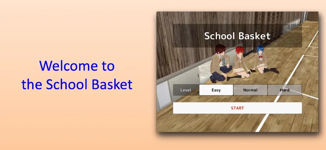 School Basket (Школьная корзина)  [МОД Бесконечные деньги] Screenshot 1