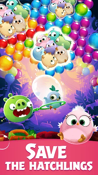 Angry Birds POP Bubble Shooter (Энгри Брдс ПОП Бабл Шутер)  [МОД Бесконечные деньги] Screenshot 3