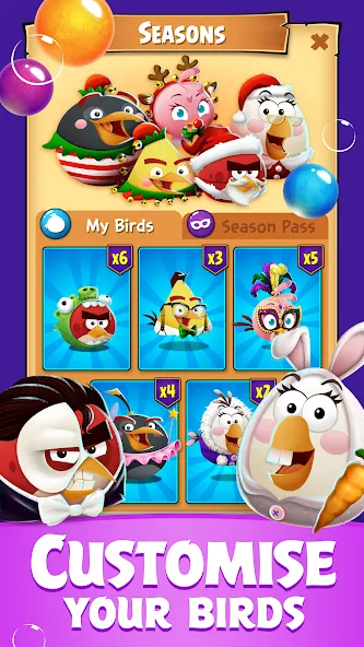 Angry Birds POP Bubble Shooter (Энгри Брдс ПОП Бабл Шутер)  [МОД Бесконечные деньги] Screenshot 5