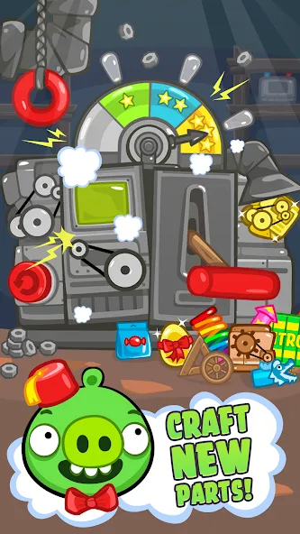 Bad Piggies (Бэд Пиггиз)  [МОД Unlimited Money] Screenshot 3